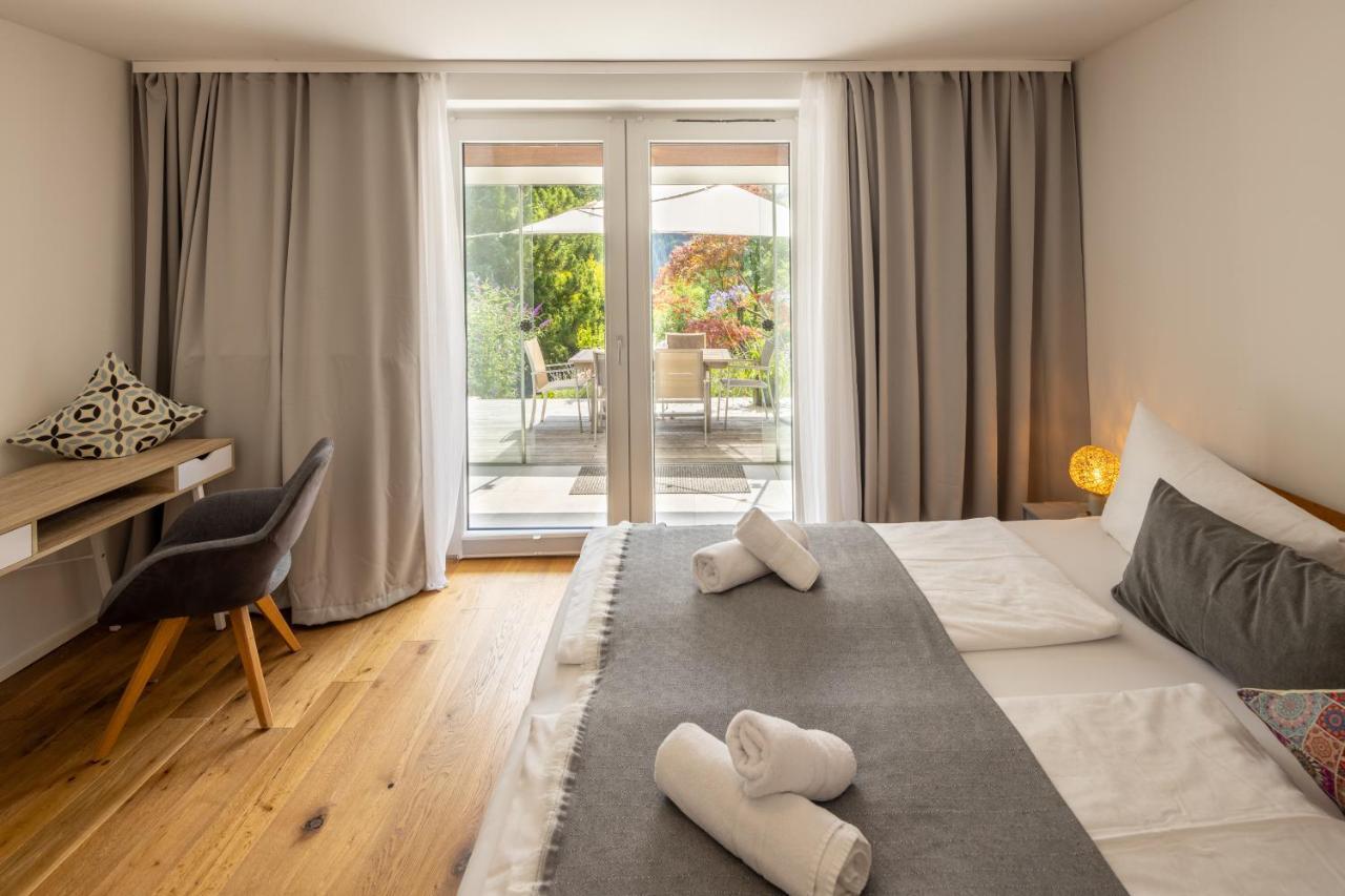 Waldlounge - Gartenwohnung Oberstaufen Buitenkant foto