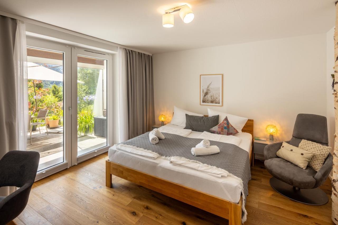 Waldlounge - Gartenwohnung Oberstaufen Buitenkant foto